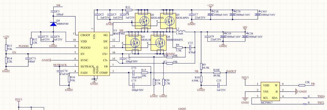 DC-DC Schematic Diagram