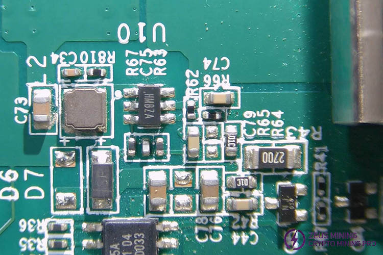 Резистор 2700 на хэш-плате S19