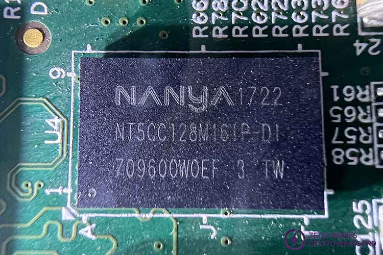 NT5CC128M16IP-DI на плате управления S9
