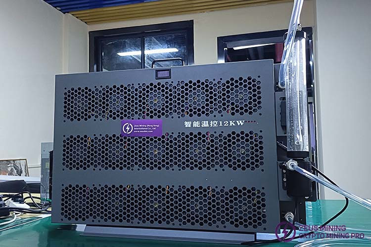 Вентилятор радиатора водяного охлаждения Asic  майнер мощностью 12 кВт