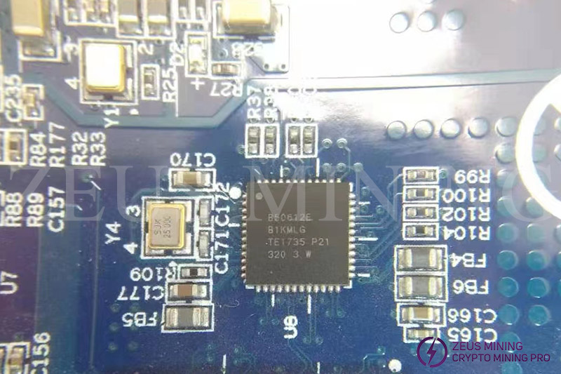 Сетевой чип платы управления Antminer T9+ S9