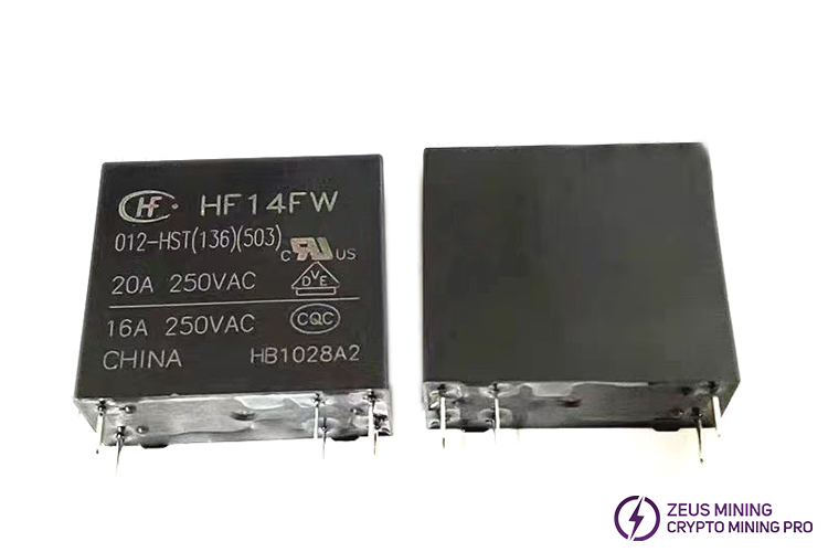 HF14FW-012-HST 20А 250В силовое реле