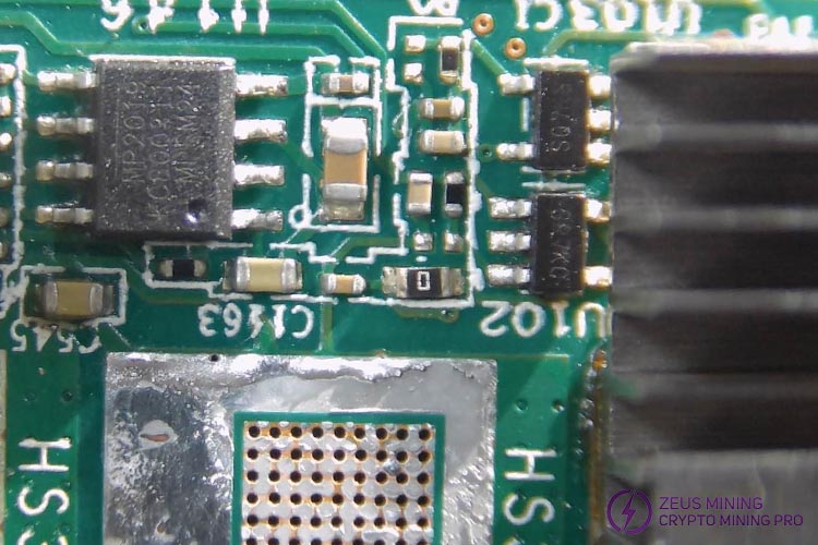 Резистор 0R на хеш-плате S19