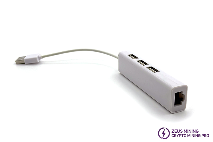 4-в-1 USB 3.0 Ethernet-концентратор с USB-адаптером