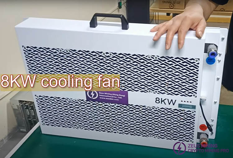 Вентилятор охлаждения мощностью 8 кВт