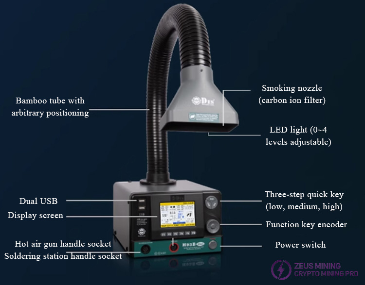 DES H93B станция для десольдер термофеном