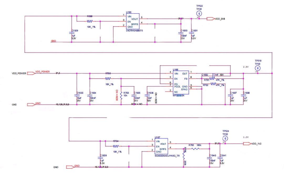 Antminer S19KPRO MP2019 IC схема