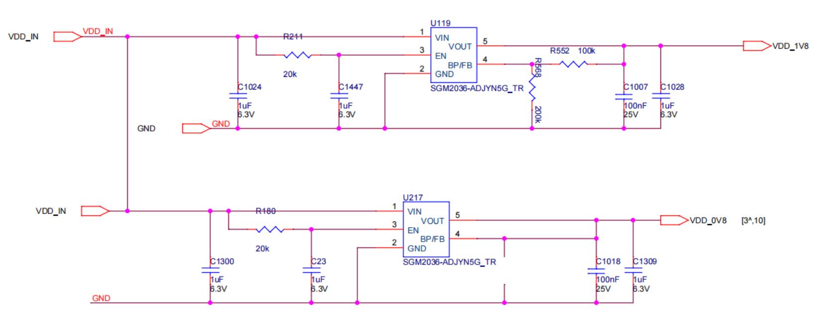 Схема цепи S19jpro+ LDO