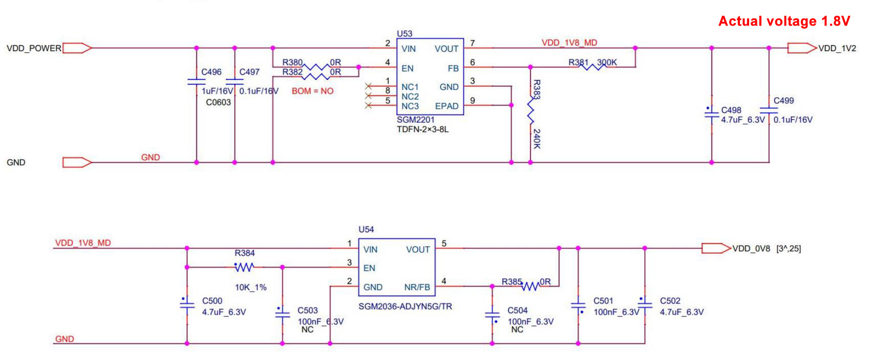 S19 Hydro LDO 0V8 схема цепи