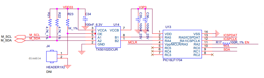 Схема PIC платы хэша E9