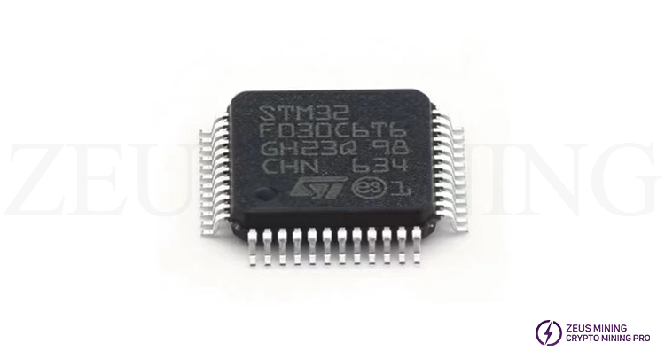 Микросхема контроллера STM32F030C6T6