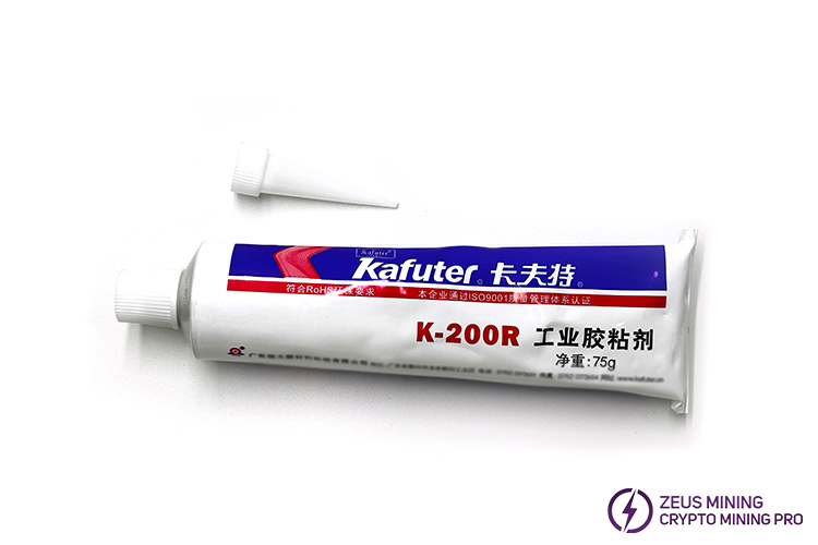 Kafuter 75г К-200Р специальный красный клей для электроники