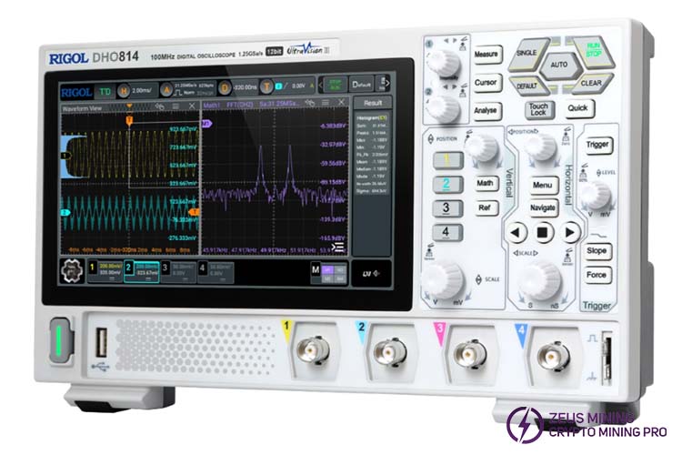 портативный осциллограф RIGOL DHO814