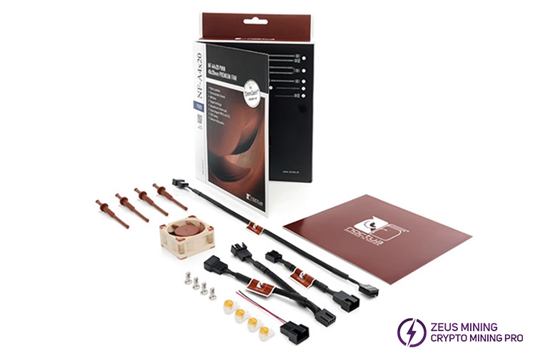 Список деталей охлаждающего вентилятора Noctua NF-A4x20 5V PWM