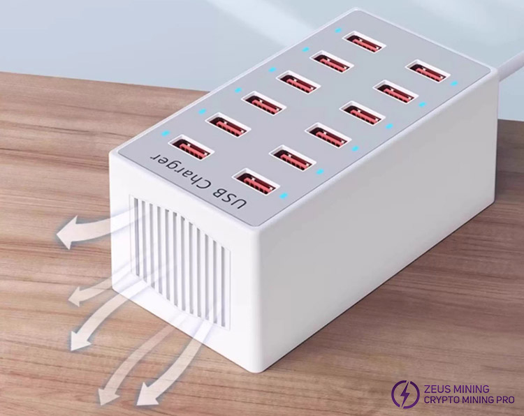 12-портовый USB-мультизарядный