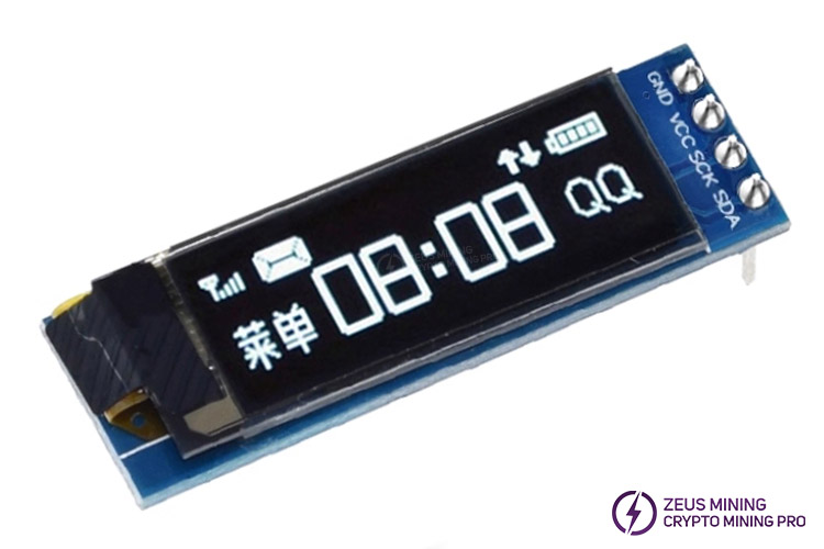 SSD1306 I2C OLED-дисплей размером 128×32 дюйма, 0,91 дюйма