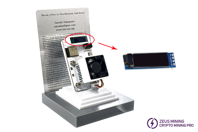 Замена OLED-дисплея для майнера Bitaxe Gamma 601 SOLO