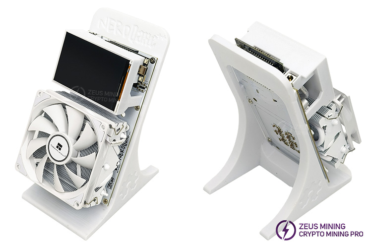 Майнер NerdQAxe++ 4,8 Тх/с с большим экраном Майнер NerdQAxe++ 4,8 Тх/с с большим экраном