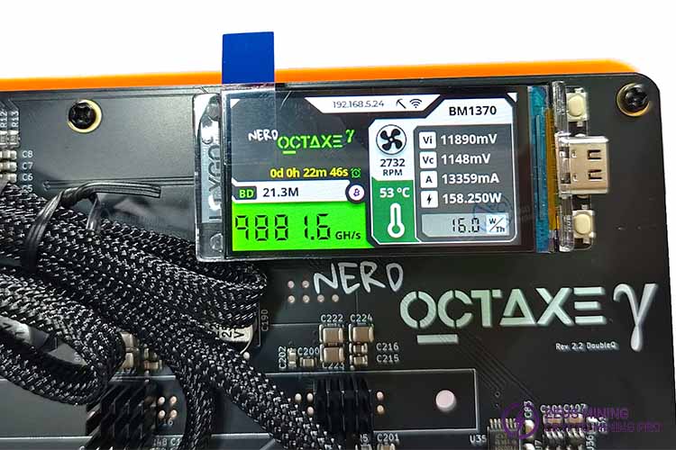 Интерфейс для майнинга Bitaxe Nerd OCTAXE 9.6T Интерфейс для майнинга Bitaxe Nerd OCTAXE 9.6T