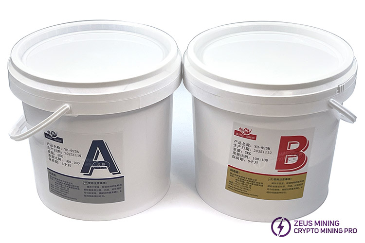 YH-925A YH-925B Двухкомпонентный гибкий силиконовый заливочный компаунд для электронных компонентов