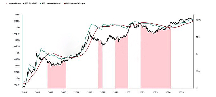 Glassnode считает, что динамика цены биткоина очень точно соответствует прошлым пикам Glassnode считает, что динамика цены биткоина очень точно соответствует прошлым пикам