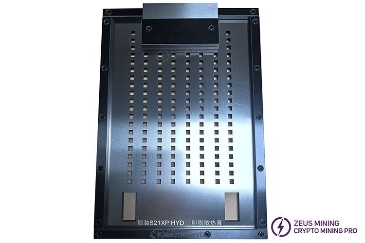 Трафарет для нанесения силиконовой смазки на Antminer S21XP Hydro Трафарет для нанесения силиконовой смазки на Antminer S21XP Hydro