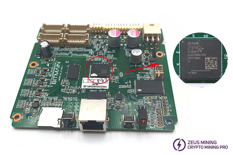 Спецификация платы управления Antminer 7007