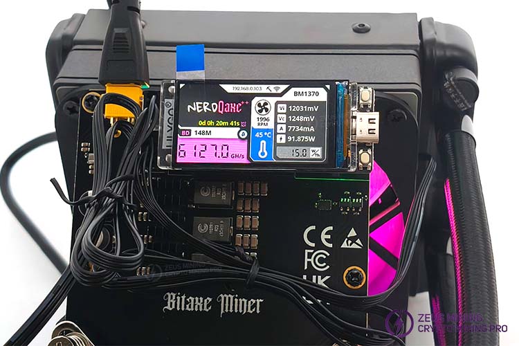 NerdQaxe++ Rev6 Hydro бесшумный майнер Bitcoin для соло-майнинга NerdQaxe++ Rev6 Hydro бесшумный майнер Bitcoin для соло-майнинга