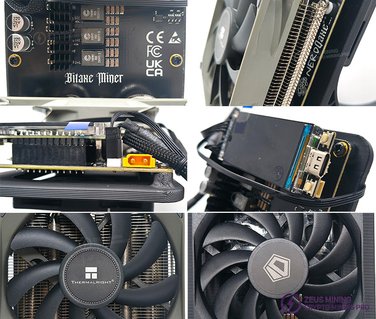 Майнер Bitaxe NerdQaxe Rev 6.1 6T 100W BTC SOLO майнер