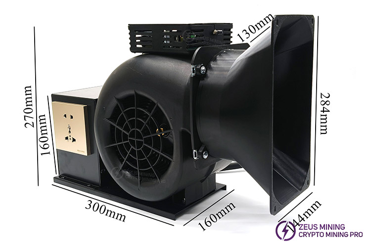 Глушитель вентилятора 2-го поколения с дистанционным управлением по Wi-Fi