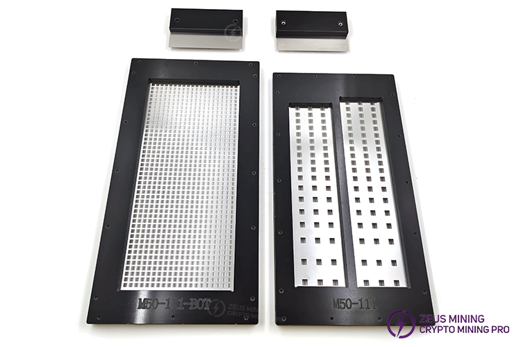 Форма для термопасты для хеш-платы Whatsminer M50 с чипами 111