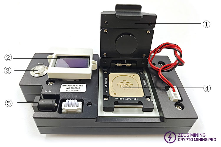 BM1368 чип тестовое приспособление