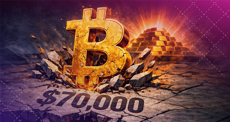 Цена биткоина падает