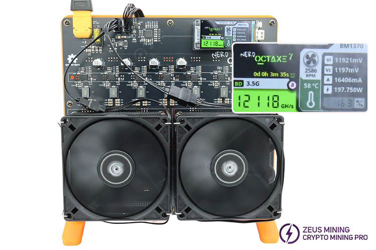 Майнер NerdOCTAxe Rev3.1 12TH BTC Майнер NerdOCTAxe Rev3.1 12TH BTC