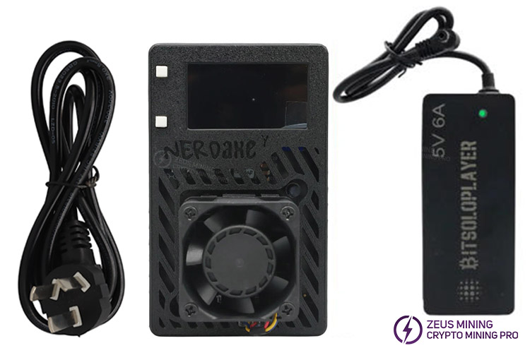 Nerdaxe Gamma 601 1,2 TH/с BM1370 ASIC-чип с 1,9-дюймовый экран для майнинга BTC Nerdaxe Gamma 601 1,2 TH/с BM1370 ASIC-чип с 1,9-дюймовый экран для майнинга BTC