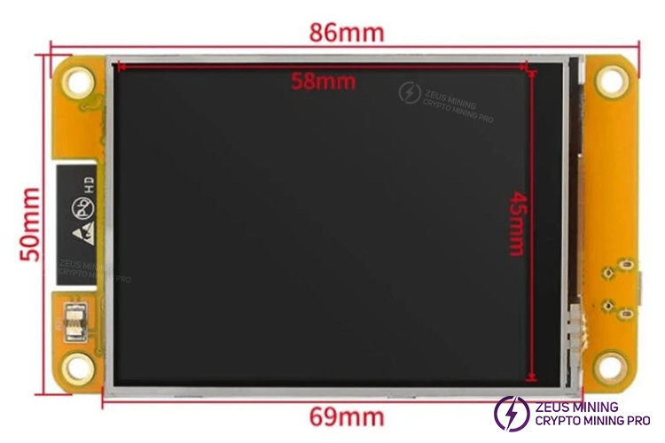NerdMiner V2 350kh с 2,8-дюймовым дисплеем майнер для лотереи BTC Solo