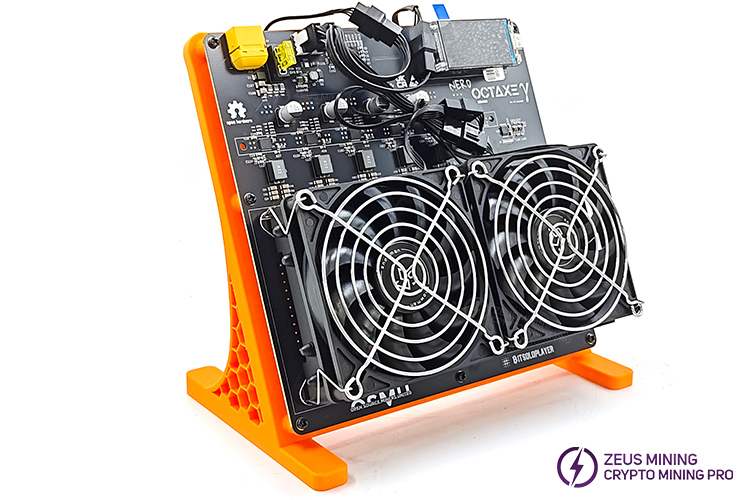 NerdOctaxe Rev 3.1 12Th 200W Bitcoin Solo miner NerdOctaxe Rev 3.1 12Th 200W Bitcoin Solo miner