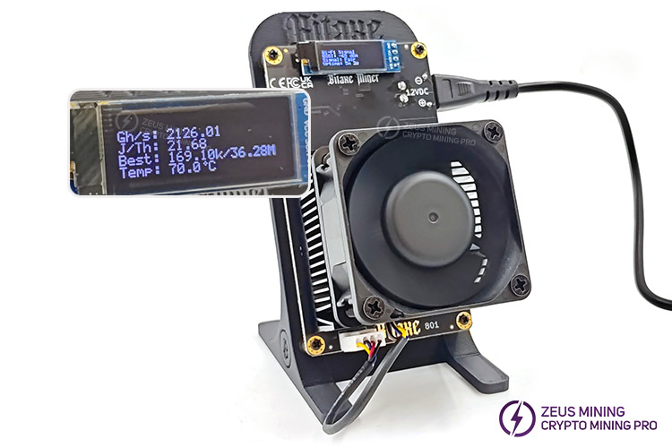 Майнер Bitcoin SOLO Bitaxe GT 801 2,4TH/s ASIC