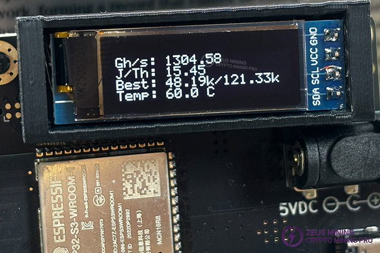 Операция майнинга Bitaxe 601 Gamma Операция майнинга Bitaxe 601 Gamma