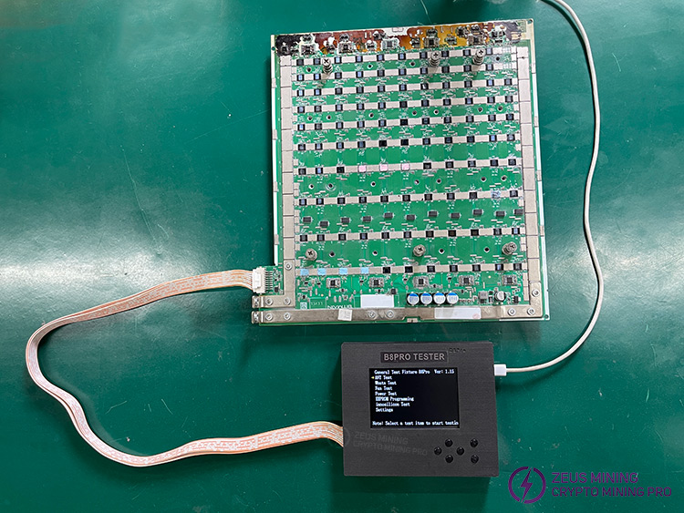 Запись файла EEPROM на хеш-платы Antminer с помощью тестера B8PRO