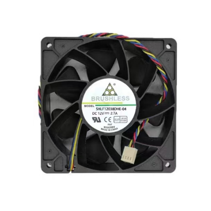 SHLF12038DHE-04 12 В 2,7 А вентилятор охлаждения для Antminer