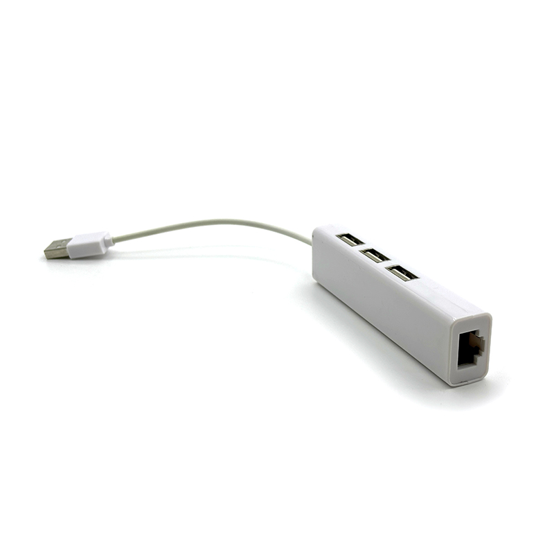 4 в 1 USB 2.0 к RJ45 Ethernet  адаптер