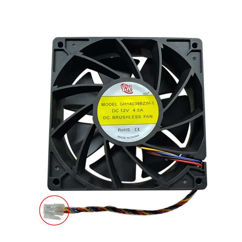 GH14038BZW-1 12 В 4,5 А охлаждающий вентилятор для Whatsminer | Зевс Майнинг GH14038BZW-1 12 В 4,5 А охлаждающий вентилятор для Whatsminer | Зевс Майнинг