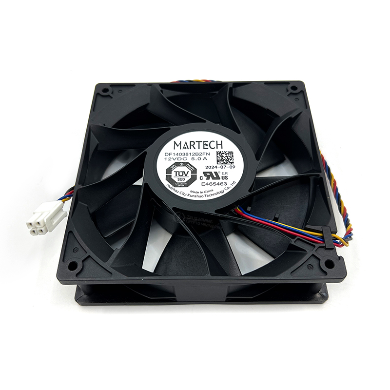 Martech 12 В 5А 7000RPM охлаждающий вентилятор для Antminer S21XP S21pro S21+
