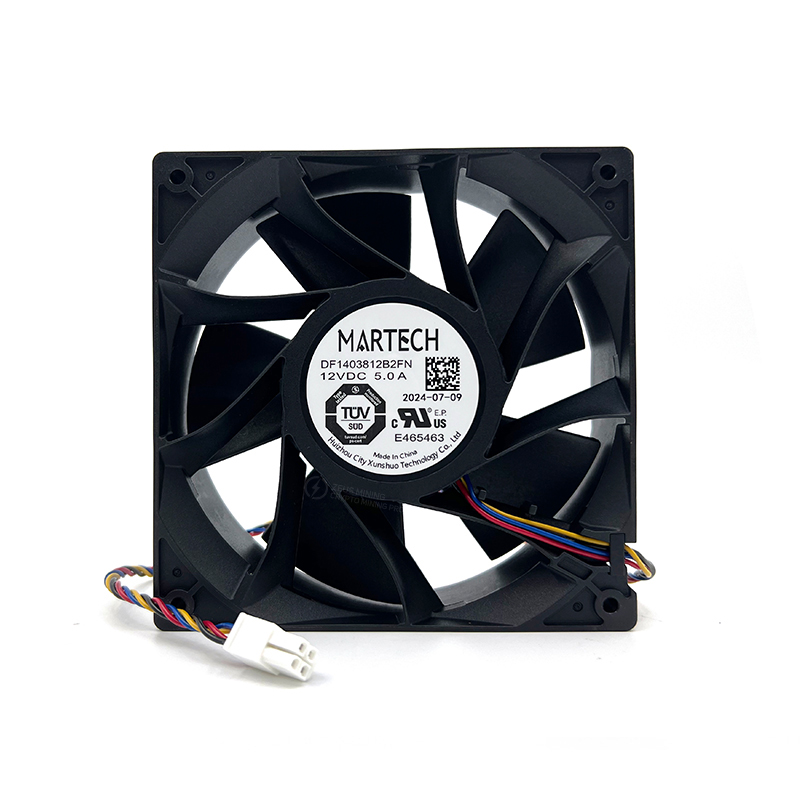 Martech 12 В 5А 7000RPM охлаждающий вентилятор для Antminer S21XP S21pro S21+