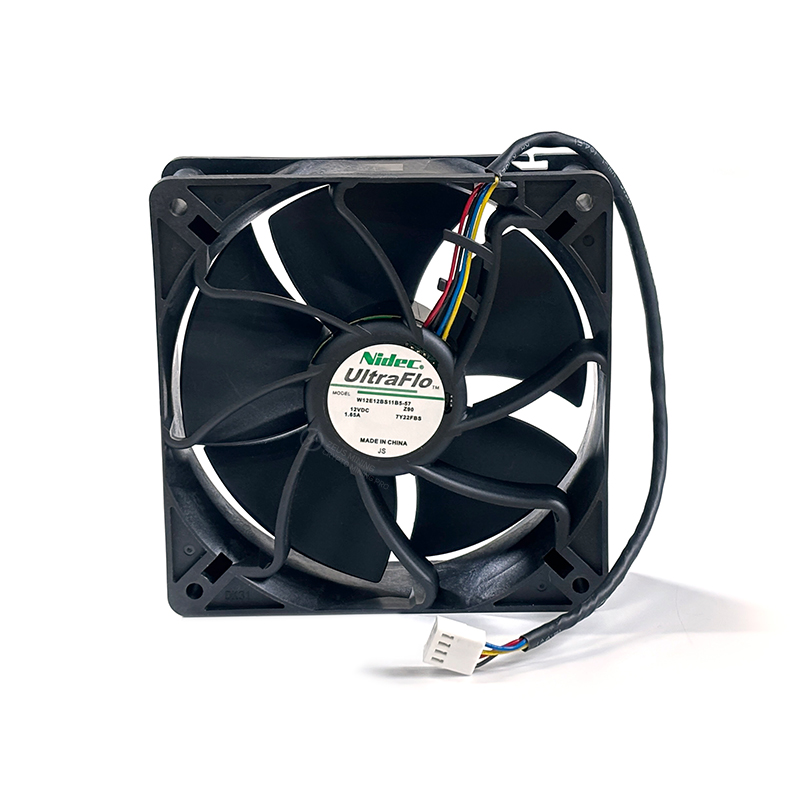 Оригинальный охлаждающий вентилятор Nidec 12 В 1,65 А 6000 об/мин для Antminer KS5 KS5pro