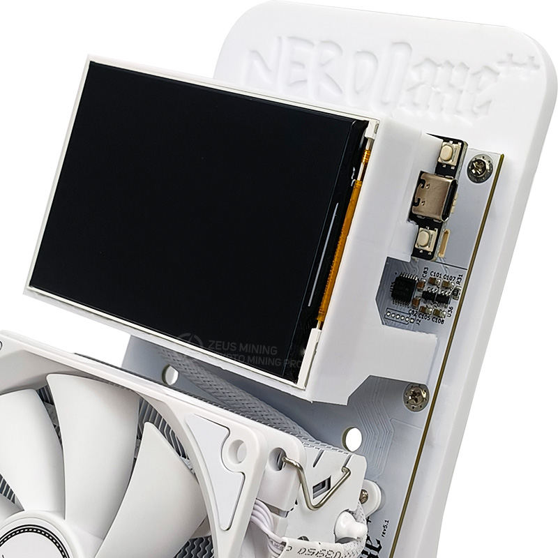 NerdMiner NerdQaxe++ 4,8 TH/s для соло-майнинга BTC