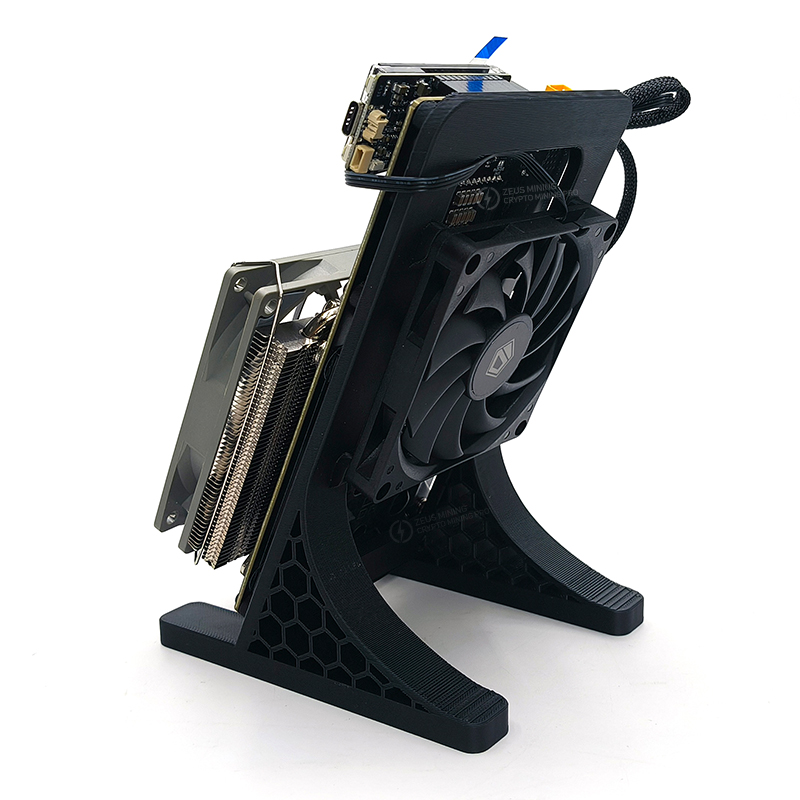 Майнер Bitaxe NerdQaxe 6TH/s с двумя вентиляторами SOLO-майнер