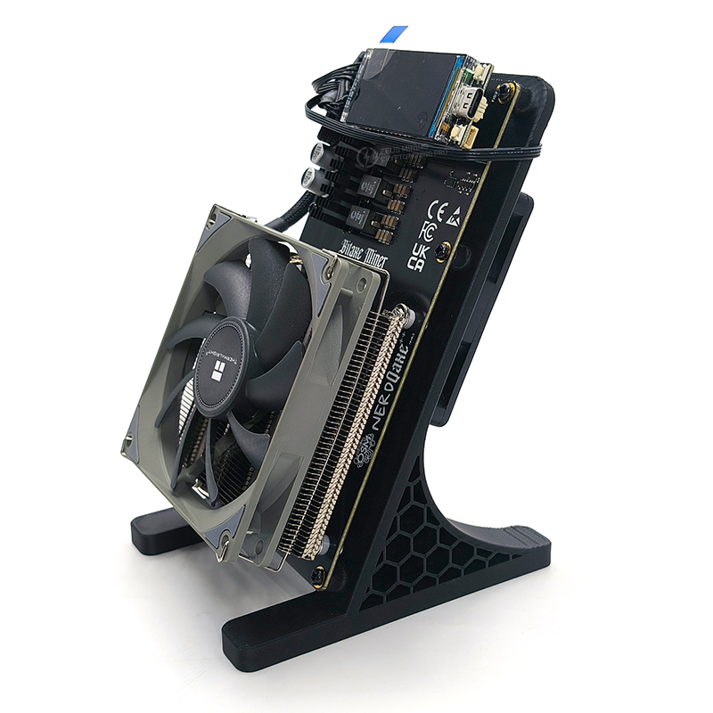 Майнер Bitaxe NerdQaxe 6TH/s с двумя вентиляторами SOLO-майнер