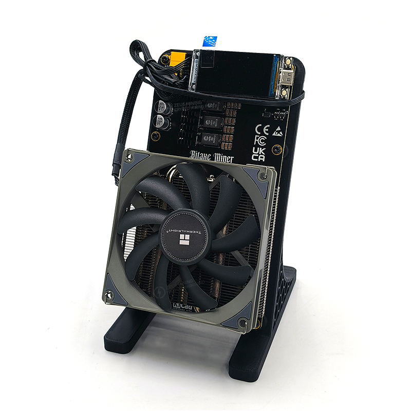 Майнер Bitaxe NerdQaxe 6TH/s с двумя вентиляторами SOLO-майнер